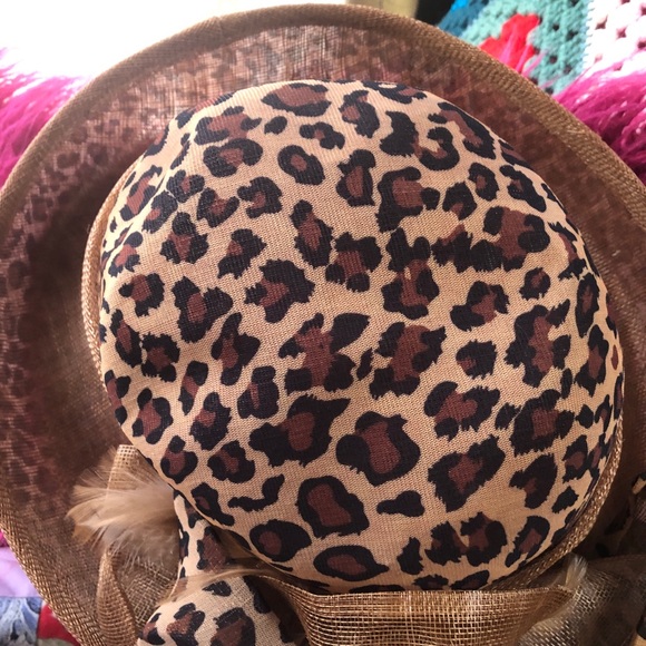 BNWOT Animal Print Straw Hat - Picture 5 of 15